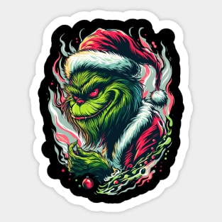 Grinch Christmas 04 Sticker